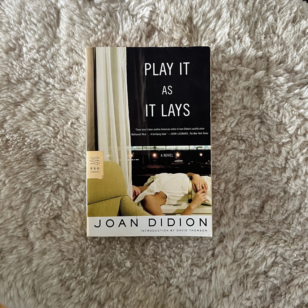 Play It As It Lays, Joan Didion book